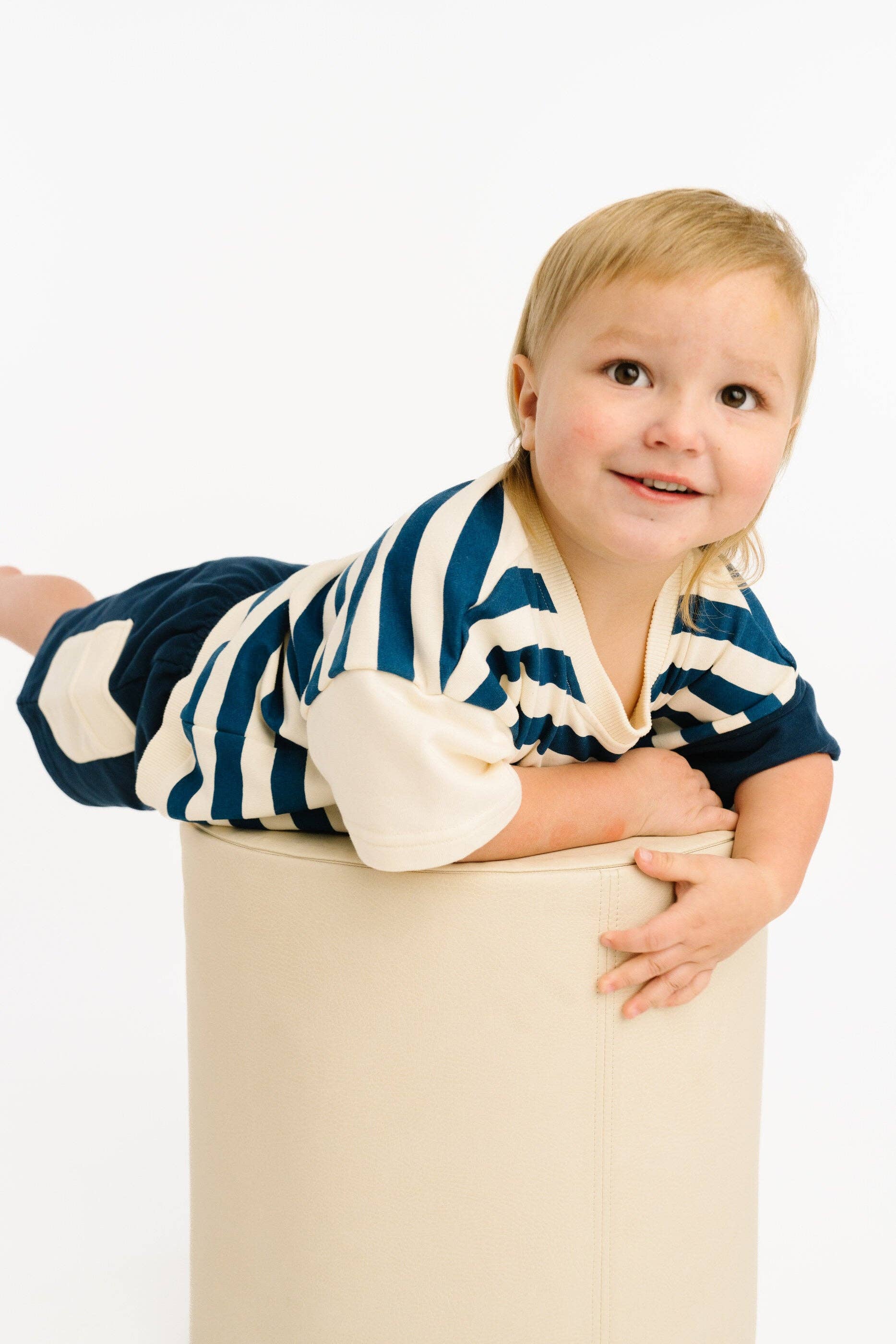 Navy Short Retro Set: 2T