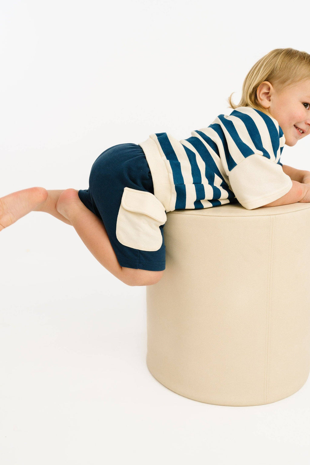 Navy Short Retro Set: 2T