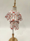 Pink “Play Ball” Slouchy Set