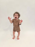 Waffle Knit Lounge Set - Mocha