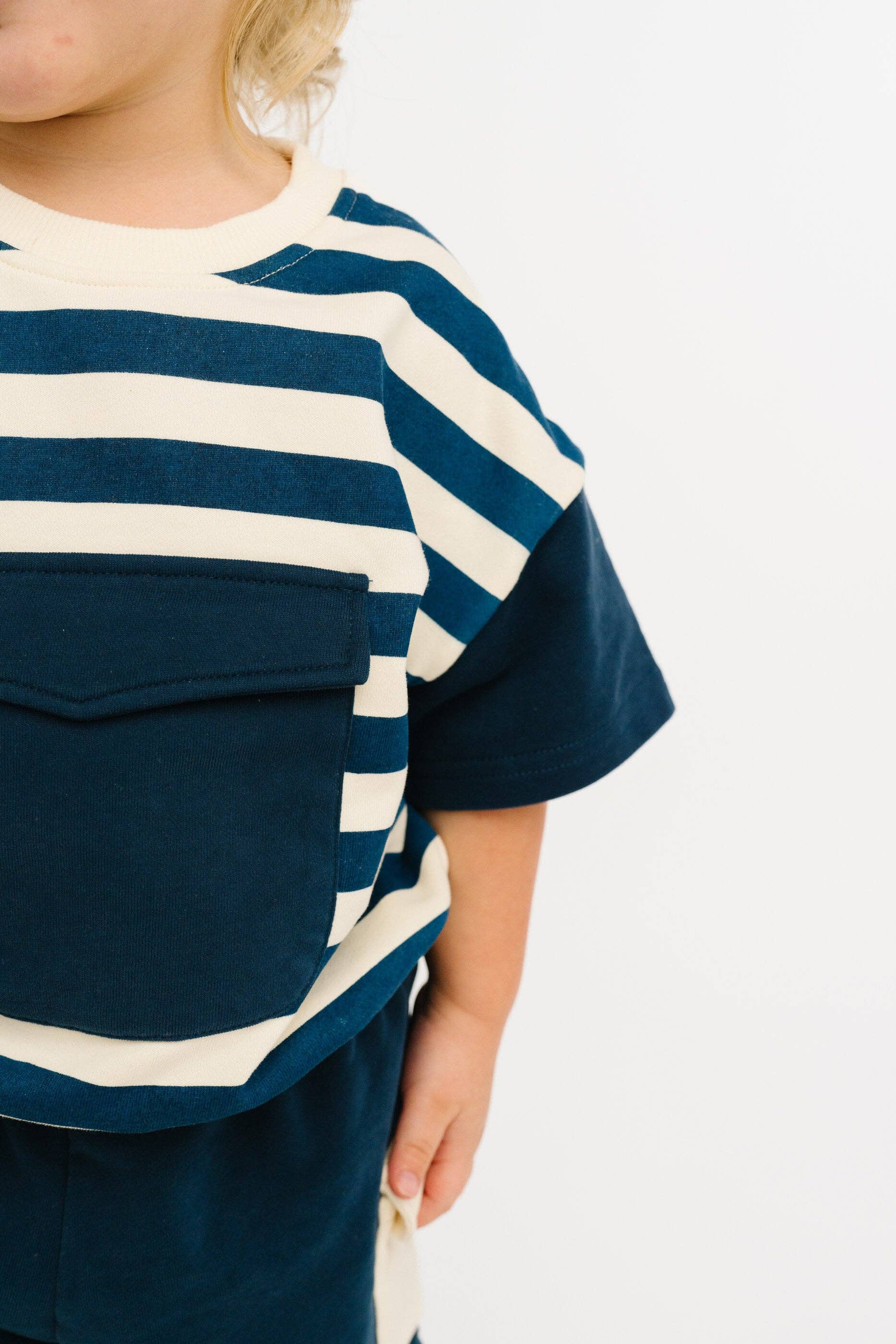 Navy Short Retro Set: 2T